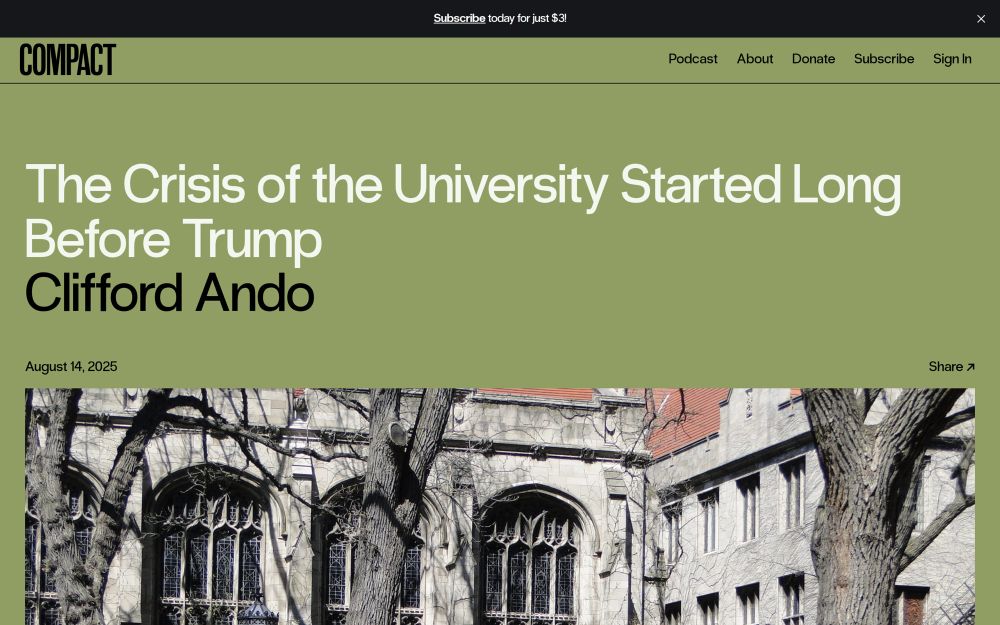 The University of Chicago is in crisis. Under extraordinary financial strain, it has diminished its faculty-student ratio and hired hundreds of “lecturers”: teachers whom it pays little and whom it do...