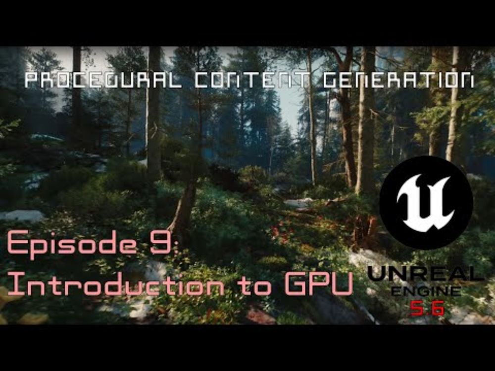Unreal Engine 5.6 PCG - Ep 9 - Introduction to GPU
