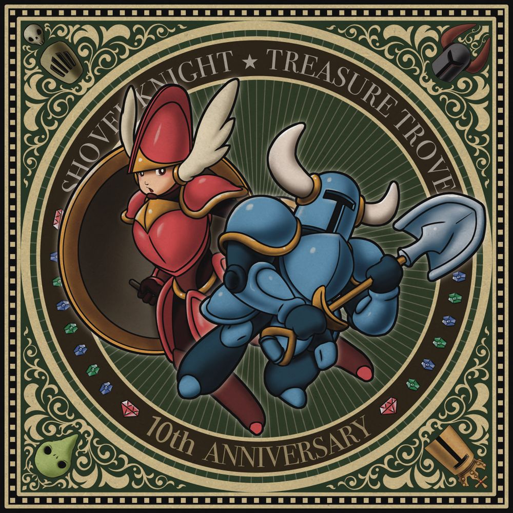 Shovel Knight 10th anniversary commemorative artwork