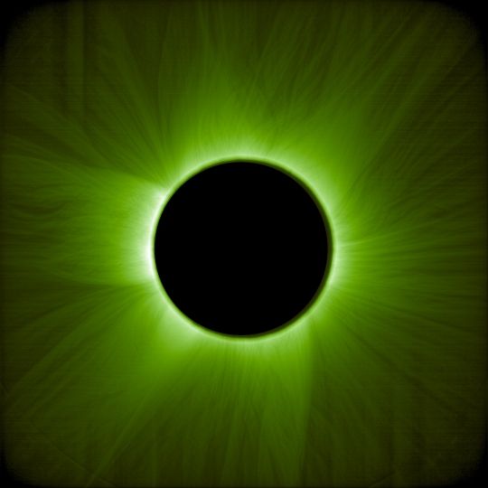 One of the first images of Proba-3's artifical solar eclipse.