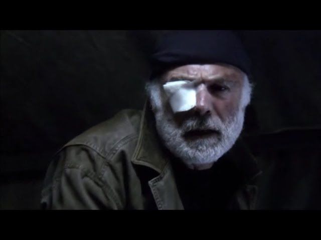 Michael Hogan as Colonel Tigh in the revamped Battlestar Galactica.