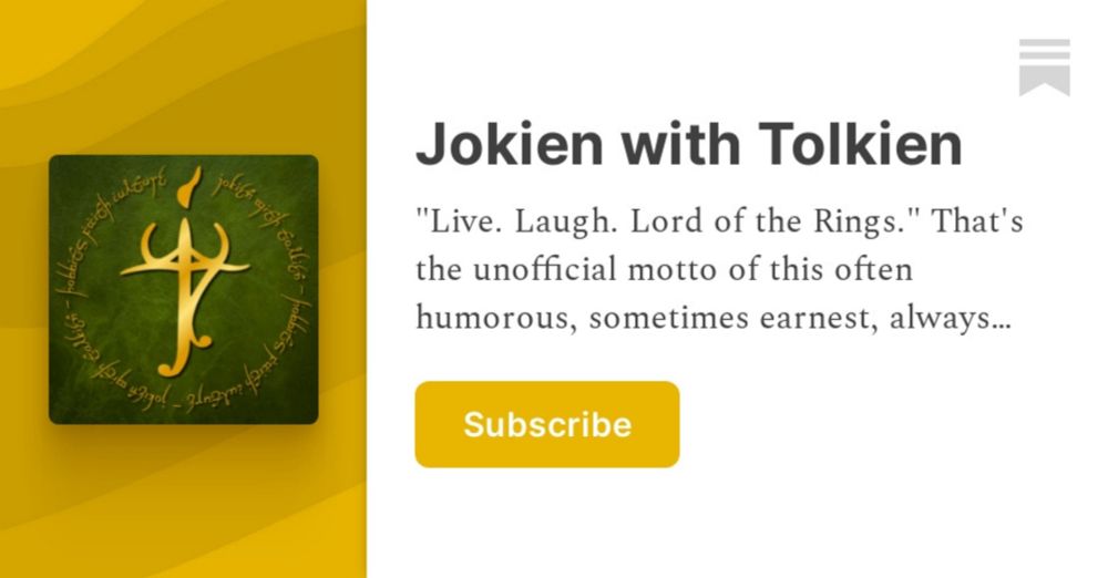 Jokien with Tolkien | JRR Jokien | Substack