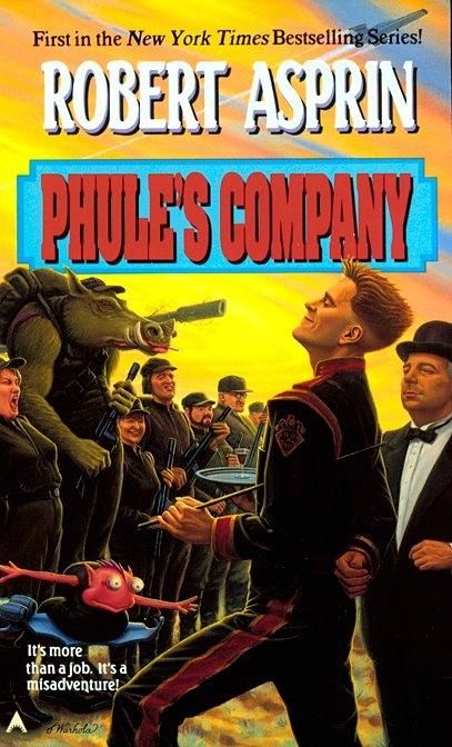 Phule's Company by Robert Asprin - a sort of space-age Police Academy riff, wherein a young, rich Space Legion captain is punished for a giant political error, by being transferred to, and placed in charge of the platoon where all the problem cases get dumped. First book in the series, this and the second book (Phule's Paradise) are my favorites, and each is essentially a stand-alone tale. There are six books in total, but the final four essentially tell one giant story across several volumes. 
