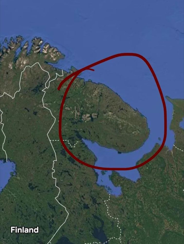 Weird peninsula thingy. 