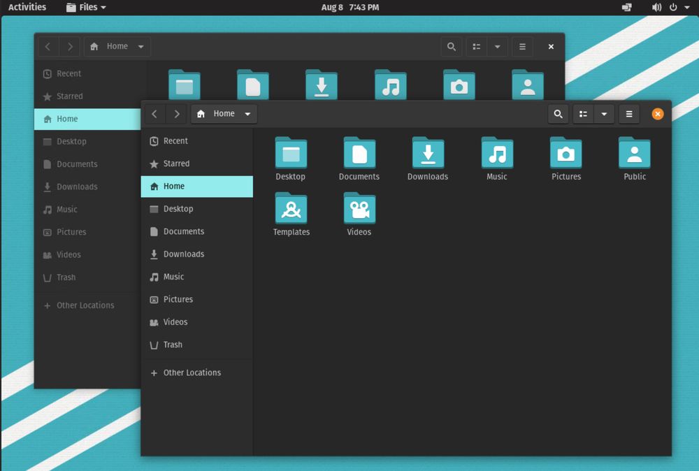 Pop!_OS 20.04 LTS with GNOME Files file manager