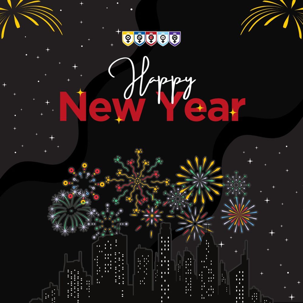 Text: Happy New Year. 