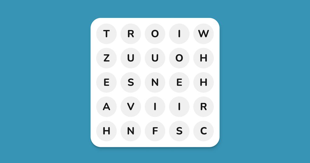 The simple but challenging, daily, zen wordsearch.