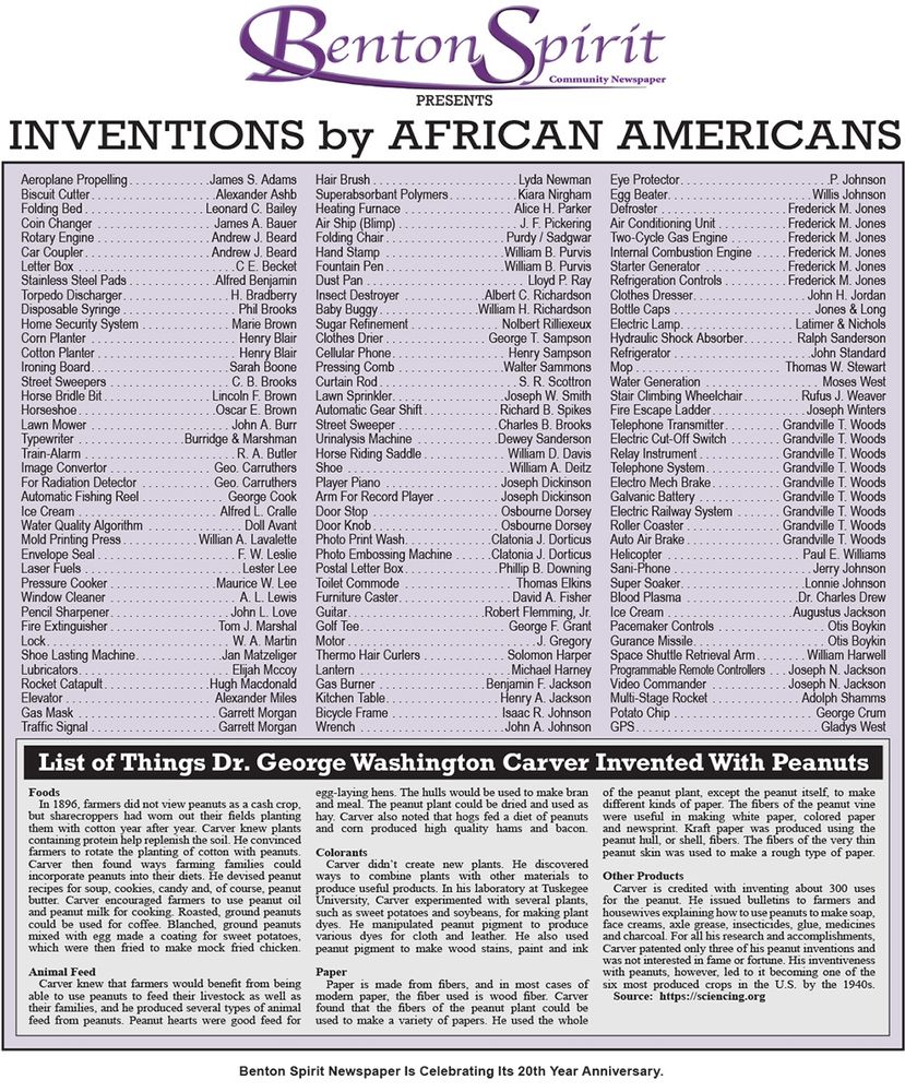 Inventions of African Americans 🖤 💙