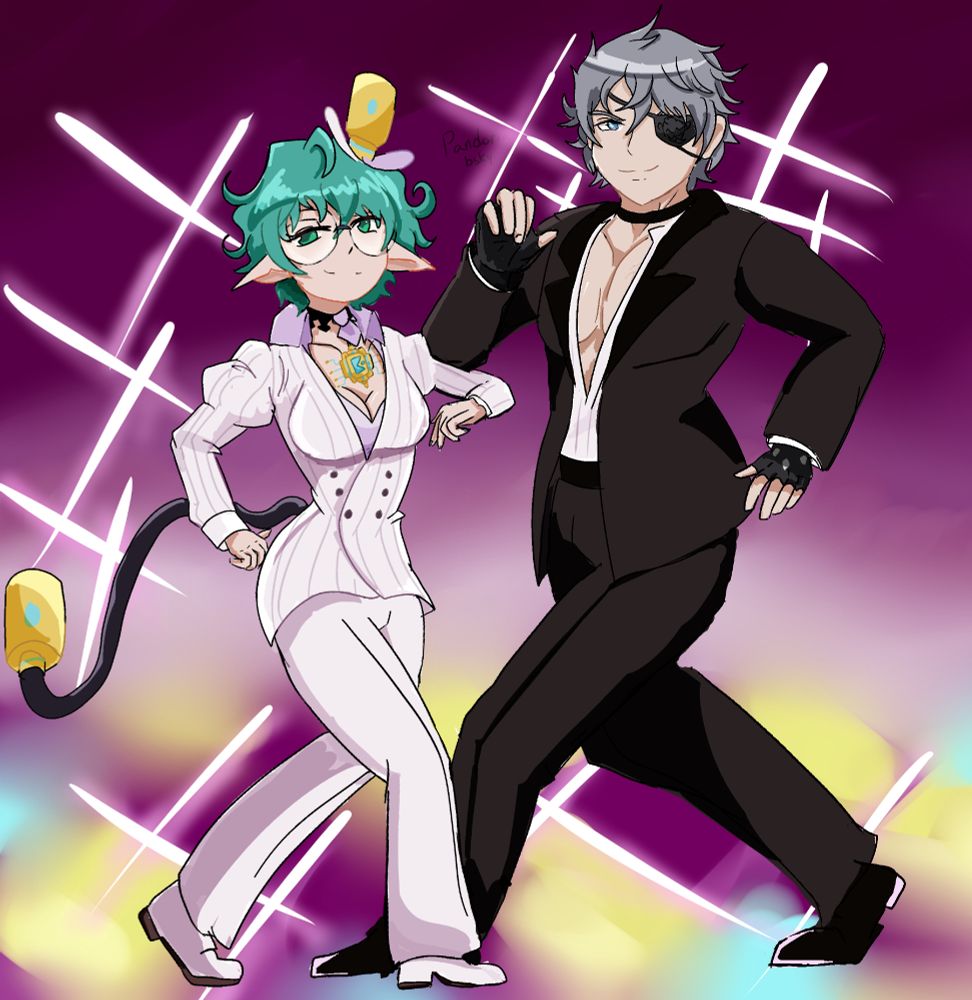 Zeke and Pandoria from Xenoblade 2 synchronized to Friday Night - Yakuza 0 parody.