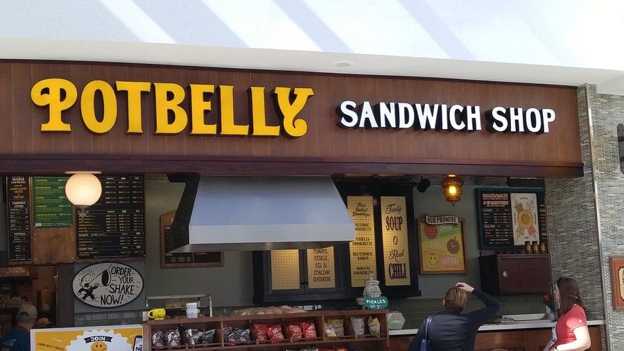 A potbelly sandwich shop