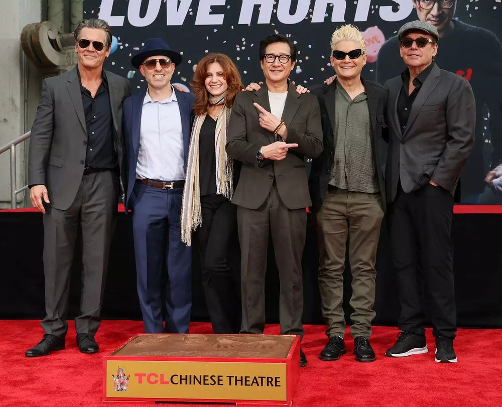40 year cast reunion of The Goonies at a ceremony to honor Ke Huy Quan. No Martha Plimpton or Sean Astin. 