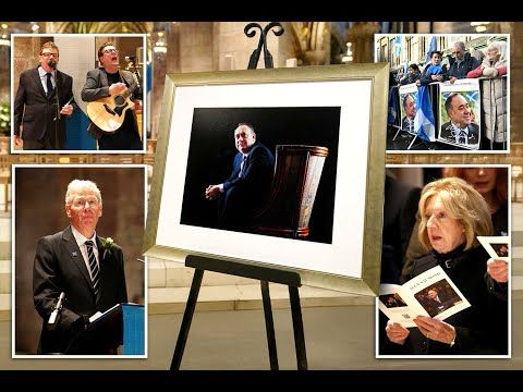 The Proclaimers perform rousing tribute to late Alex Salmond as hundreds gather at memorial service