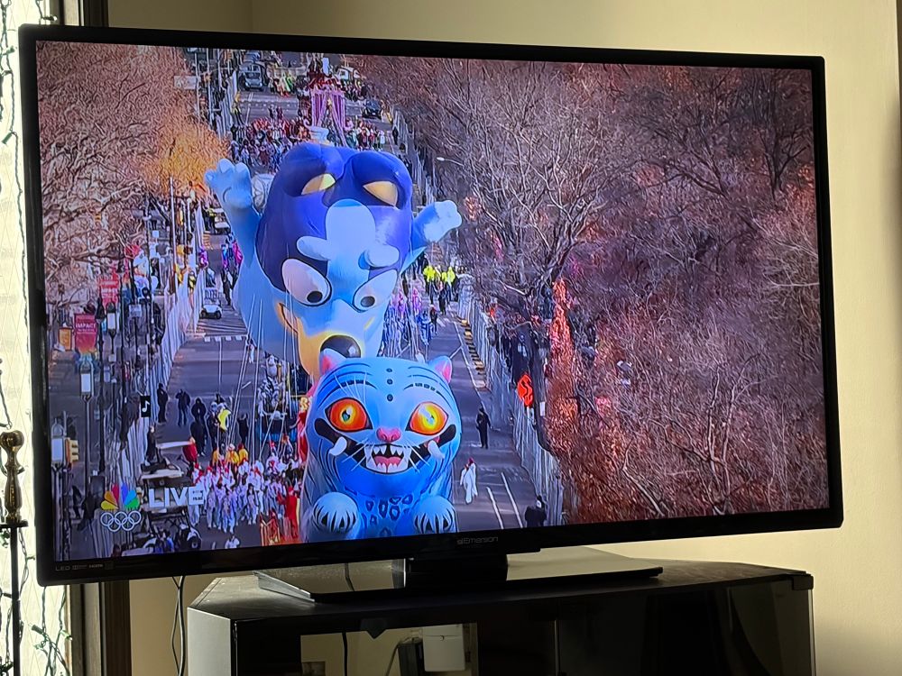 Bluey and Derpy Tiger balloons. 