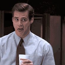 jim carrey presenting disdain