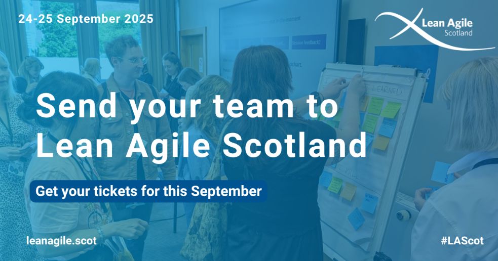 Send your team to Lean Agile Scotland