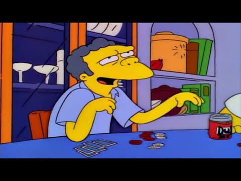 Moe & Homer: Garage a car hole? | The Simpsons Clips | english