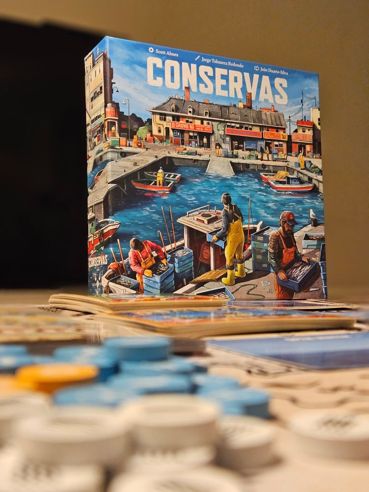 Conservas board game box 