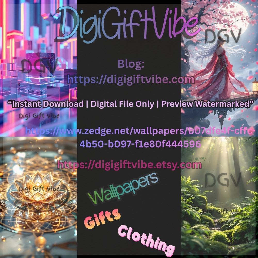 Prism 3D Geo | Golden Mandala Harmony | Samurai Saga | Emerald Whisper
New release online wallpapers today!!
On Zedge already and coming this week on Etsy | Gumroad | Payhip | Ko-Fi | Spring | CafePress!!
DigiGiftVibe Blog please like, follow, comment & subscribe now!!
#digigiftvibe #etsy #zedge #wallpapers #zazzle #spring #kofi #gumroad #payhip #cafepress #digitalwallpapers #art #digitalart #3dprism #emeraldwhisper #goldenmandalaharmony #samuraisaga #phonewallpaper #background