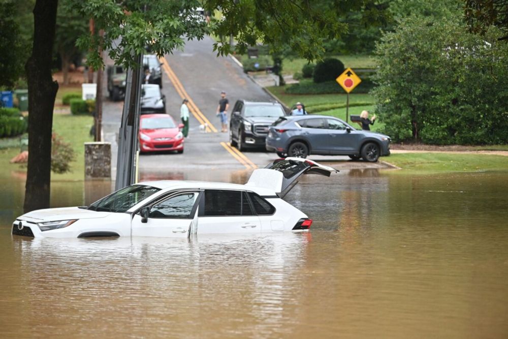 Helene Dumps Rain on Millions of US Homes That Lack Flood Insurance