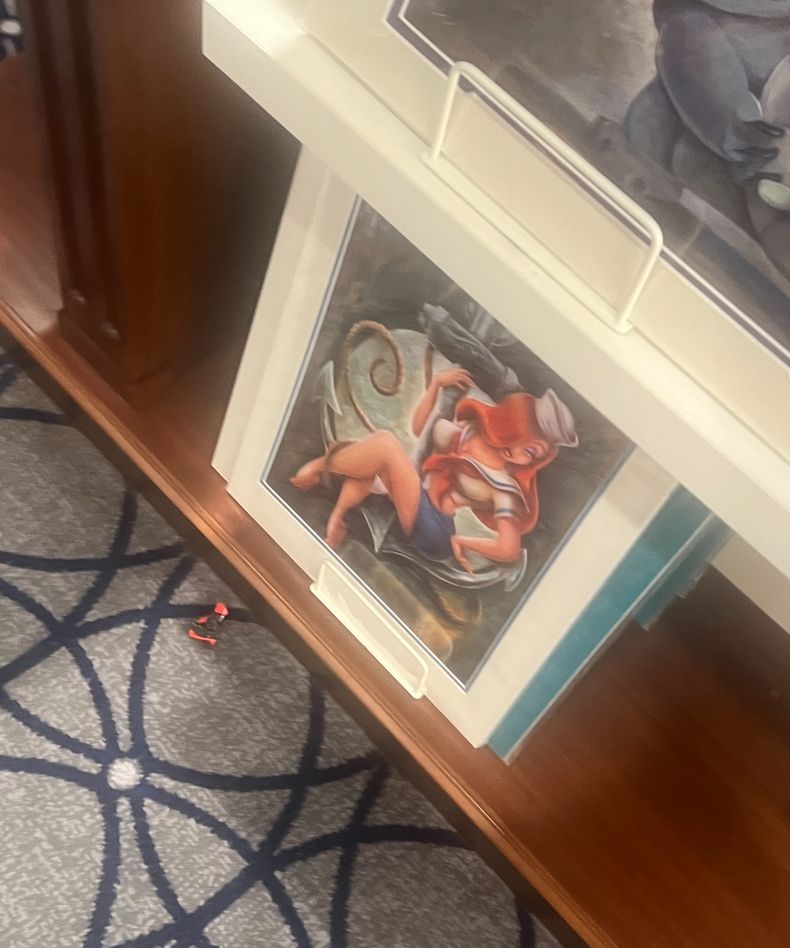 Jessica Rabbit in a sailor outfit showing cleavage AND barefoot????

I mean… sure, but like… I would NOT have expected to see this from Disney