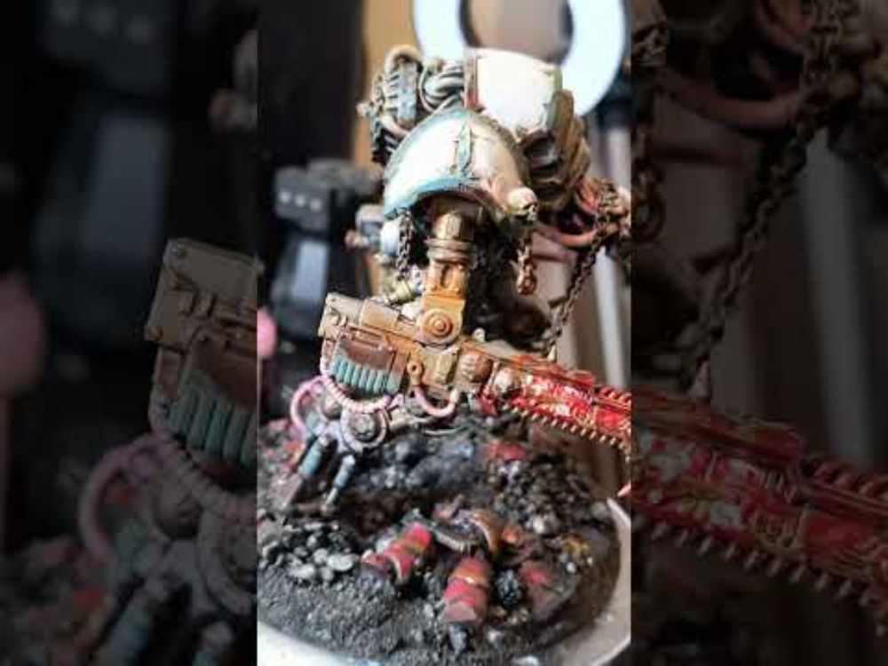 Putrid Mech Walker WIP #miniaturepainter #warhammer #tabletop #grimdark #gaming #weatheringeffects