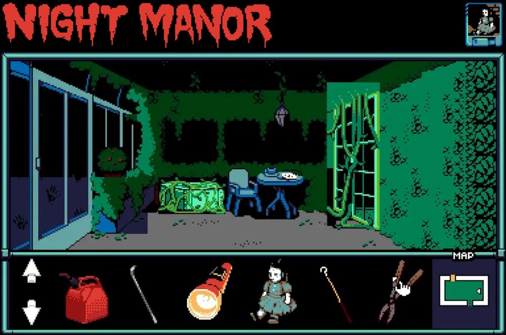 Screenshot from Night Manor from UFO 50