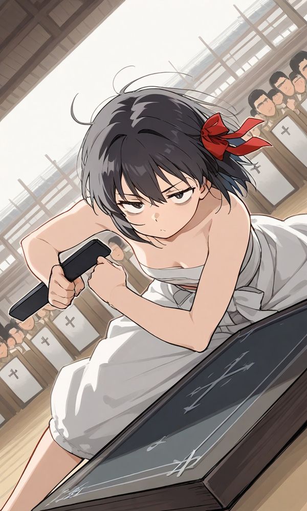 意味不明な状況とポーズが面白かったので