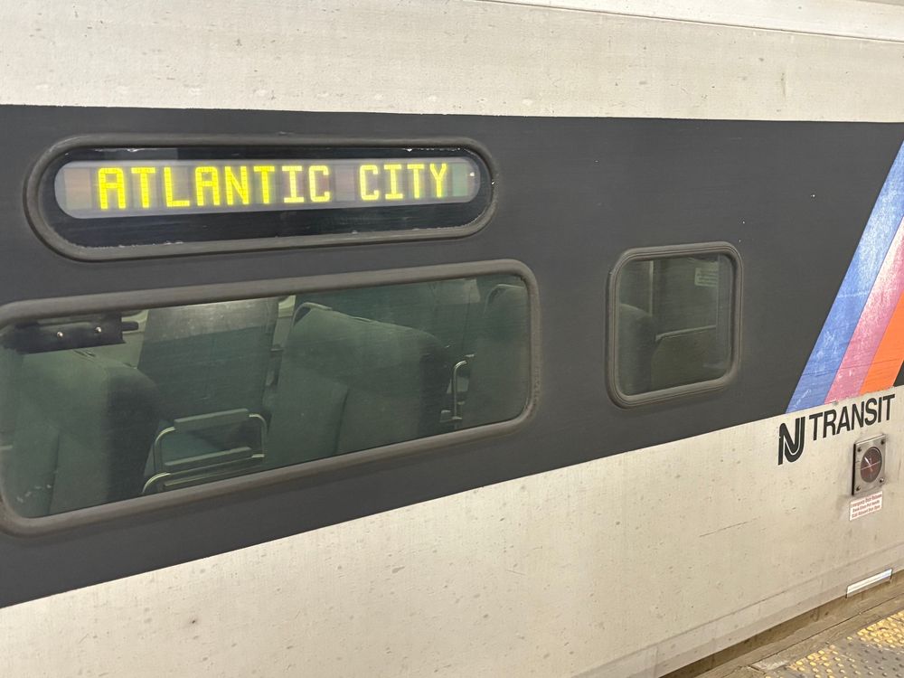NJ Transit train from Philly to Atlantic City 