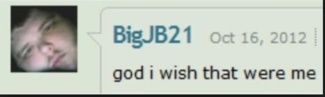 Screenshot of the "god i wish that were me" comment/meme from deviantArt