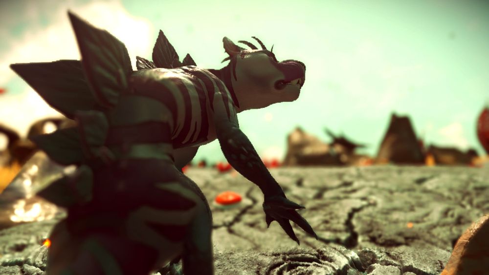 That freaky deeky creature from a prev post in the daylight with no storm. It took a long time to make this mfer look attractive in a photo godda