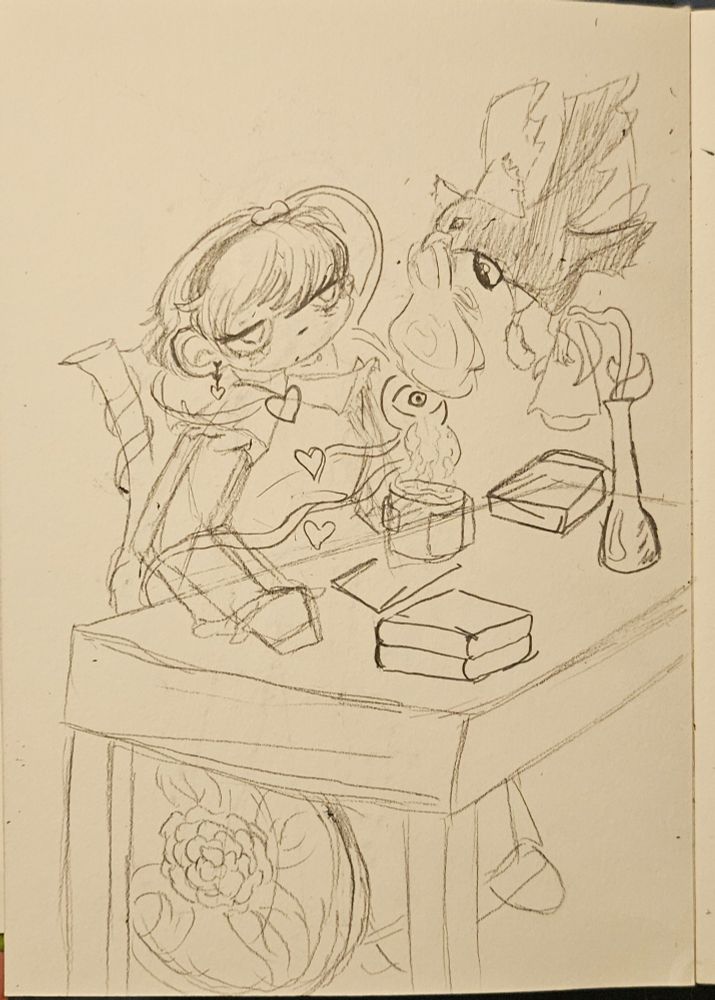 Sketch of Satori Komeiji