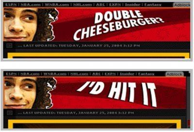 An old McDonald's ad, in which a young man considers banging a sandwich