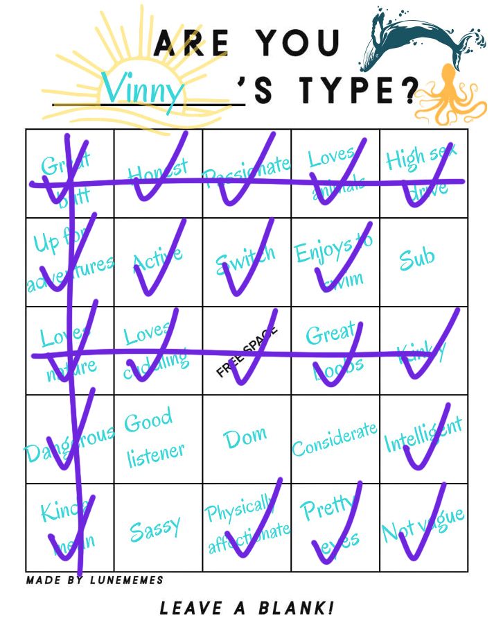 3? bingos for Vinny