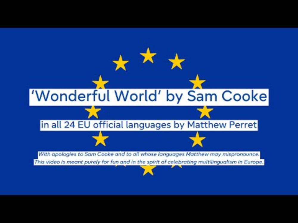 Multilingual Cover of "Wonderful World" by Sam Cooke | A Tribute to Linguistic Diversity