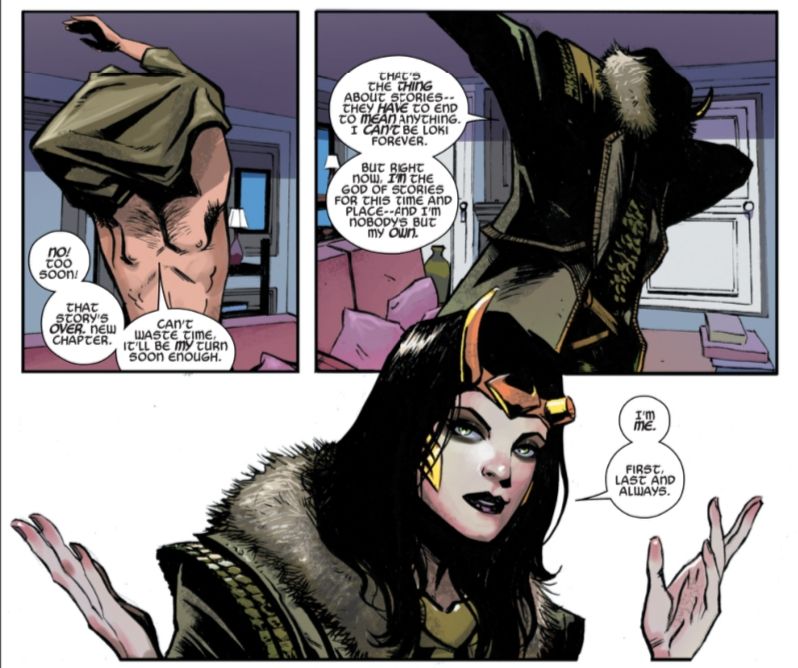 loki changes gender in agent of asgard #14 iirc