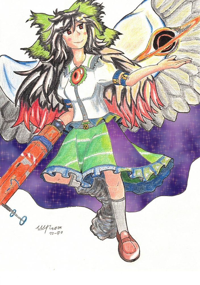 Okuu from Touhou Project