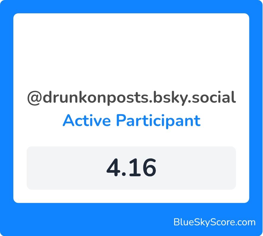 I am an active participant with a score of 4.16