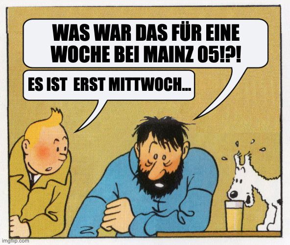 Comic-Meme mit Tim und Captain Haddock