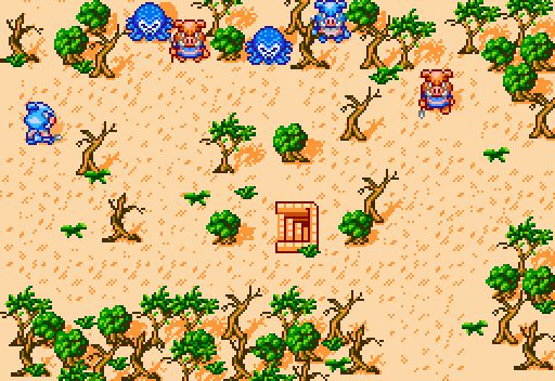 A pixel art recreation of a map from the original Legend of Zelda using modern pixel art capabilities.