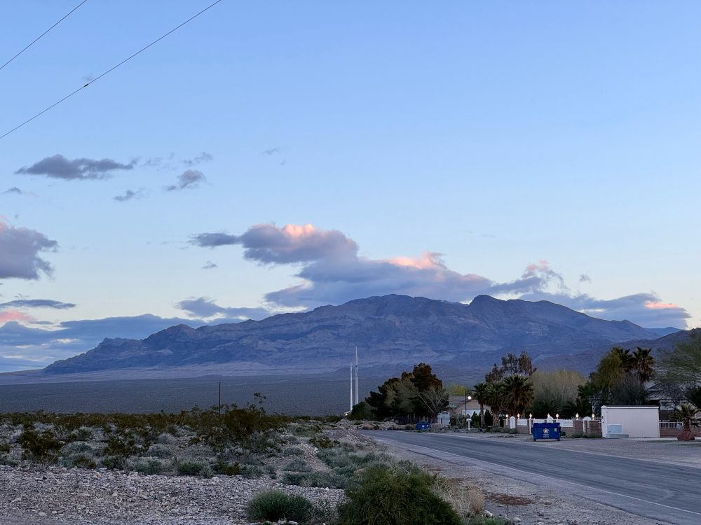 Mountains in the desert