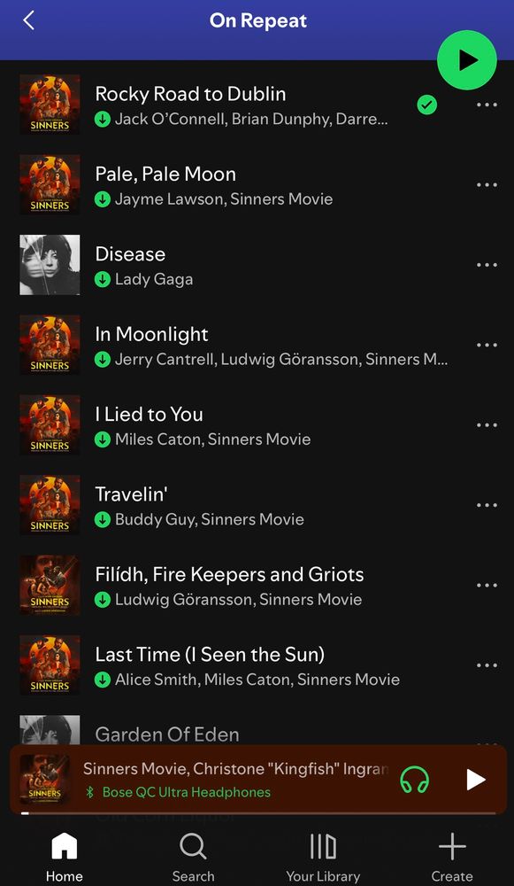 SINNERS SOUNDTRACK ALL DAY ALL NIGHT