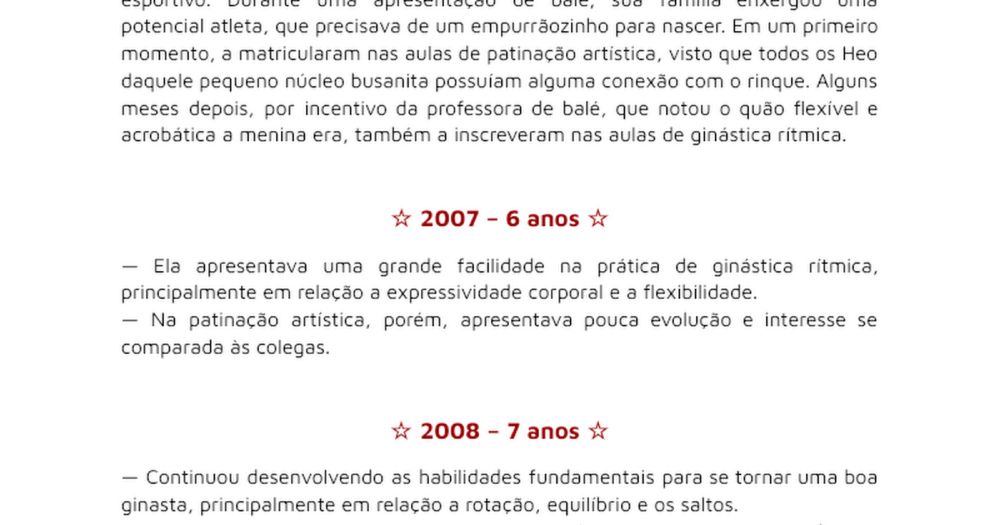 Relatório de rendimento – Heo Jihye