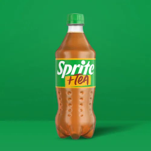 Picture of a bottle of sprite plus tea