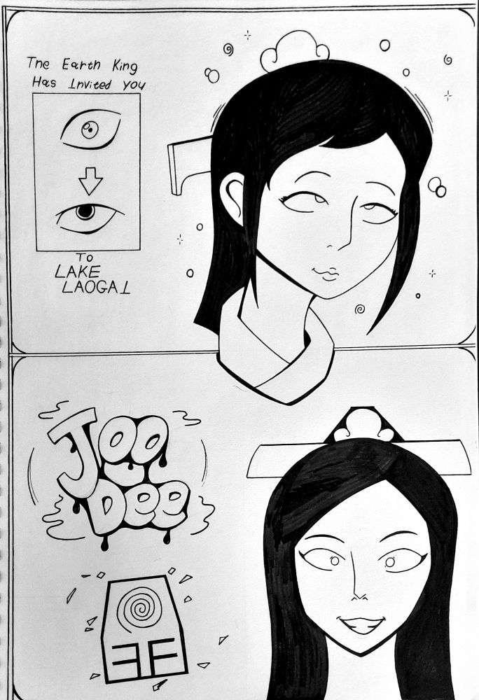 Her name mean "big mouth because she sucks a lot of di-