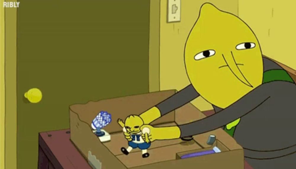 Lemongrab Adventure Time GIF