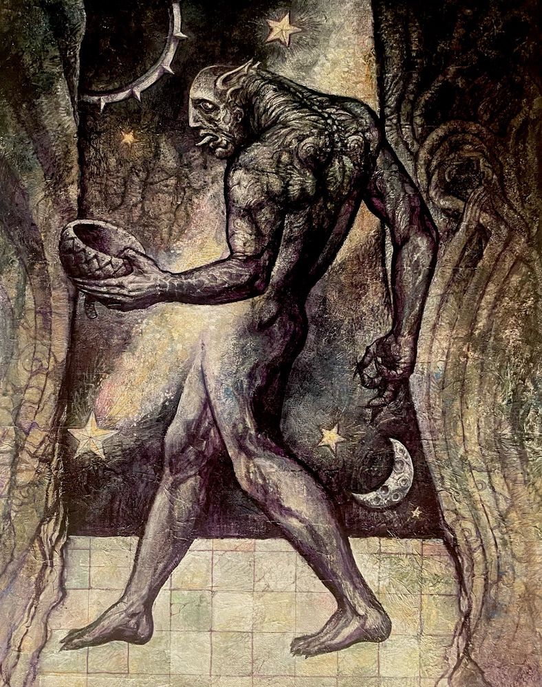 a study/interpretation of the william blake drawing