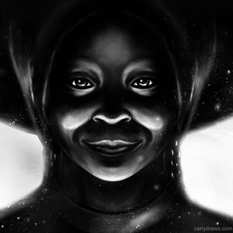 guinan portrait by Carly A-F