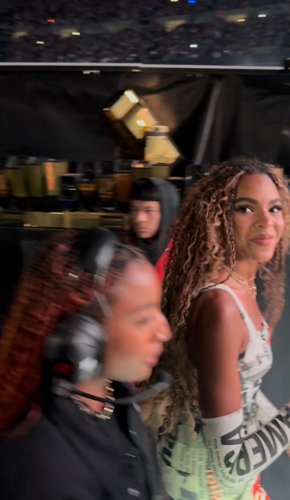 Blue Ivy Carter smiling at the camera