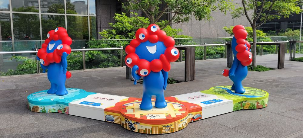 大カプコン展を見に美術館行ったら道中にいました