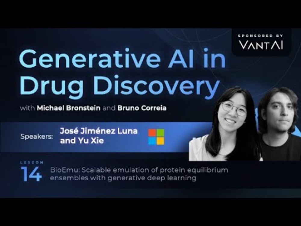 Emulation of protein equilibrium ensembles with generative deep learning | José Jiménez Luna, Yu Xie